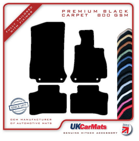 Mercedes GLC Class (W253) X253/C253 2015-2022 Black Premium Carpet Tailored Car Mats HITECH