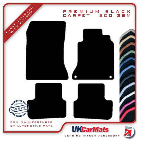 Mercedes GLA Class (W156) 2014-2019 Black Premium Carpet Tailored Car Mats HITECH