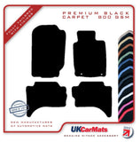 Mitsubishi L200 Double-Cab 2015 onwards Black Premium Carpet Tailored Car Mats HITECH