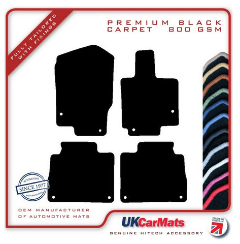 Mercedes GLE Class (W167) 2019 onwards Black Premium Carpet Tailored Car Mats HITECH