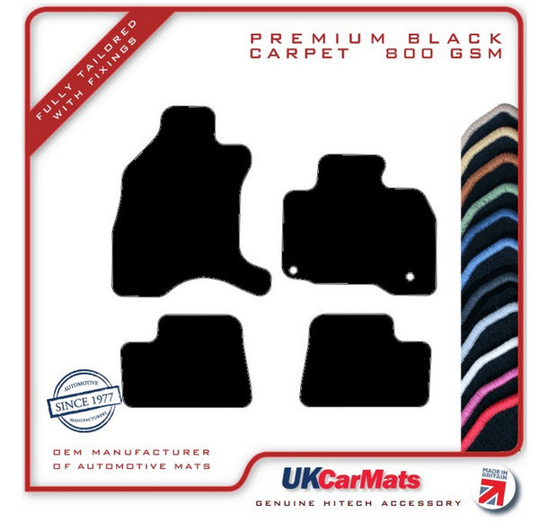 Mitsubishi iMiEV 2010-2014 Black Premium Carpet Tailored Car Mats HITECH