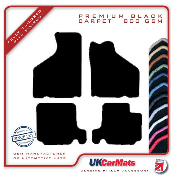 Mini Classic (Mpi) With Airbag 1997-2001 Black Premium Carpet Tailored Car Mats HITECH