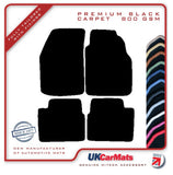 Nissan Primera 1994-1996 Black Premium Carpet Tailored Car Mats HITECH