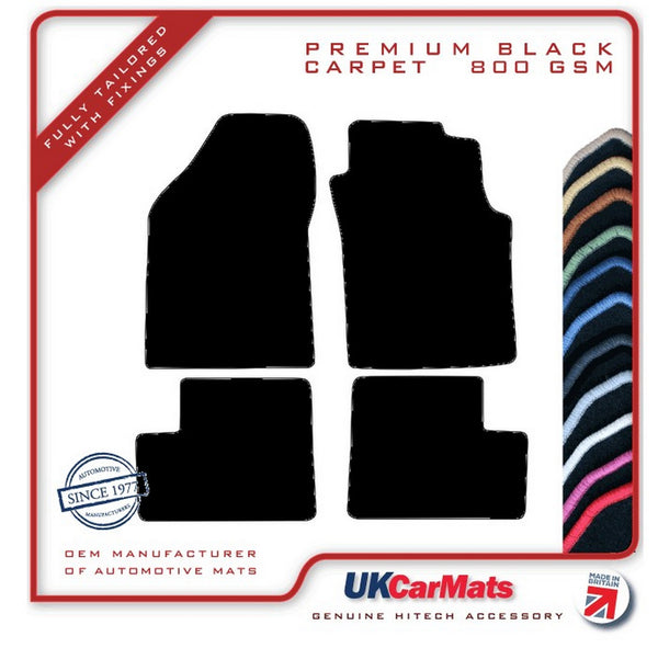 Nissan Sunny 5dr 1991-1995 Black Premium Carpet Tailored Car Mats HITECH