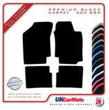 Nissan Sunny 5dr 1989-1989 Black Premium Carpet Tailored Car Mats HITECH