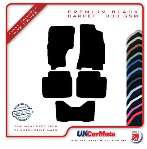Nissan Skyline R33 1994-1998 Black Premium Carpet Tailored Car Mats HITECH