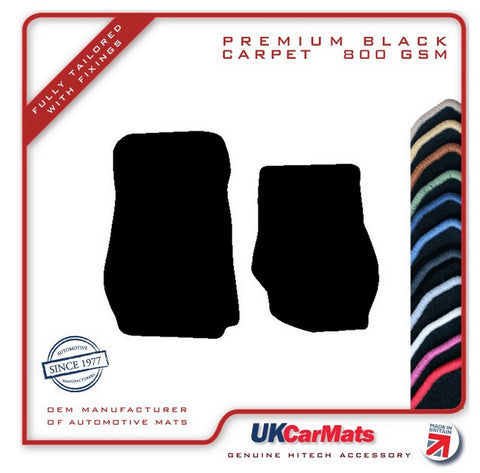 Nissan 350Z Convertible 2003-2009 Black Premium Carpet Tailored Car Mats HITECH