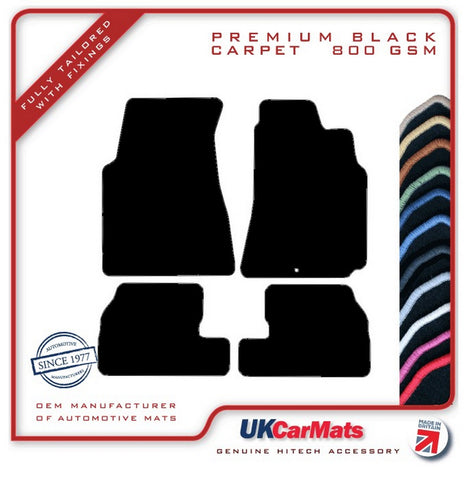 Nissan Silvia 1999-2002 Black Premium Carpet Tailored Car Mats HITECH