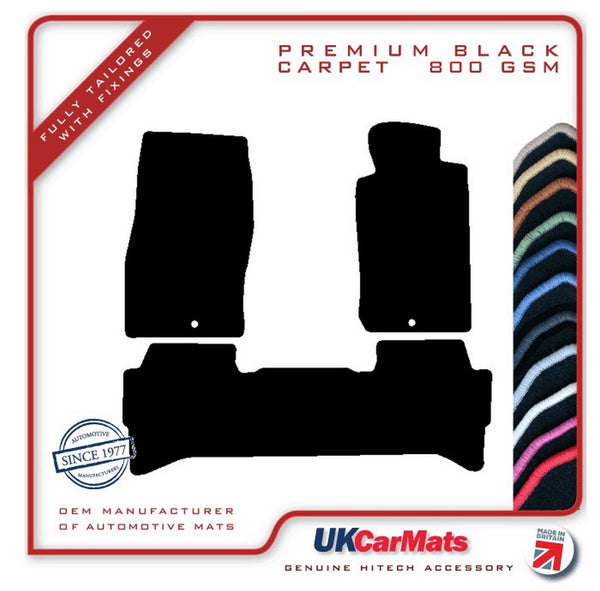 Nissan Patrol (Y61) 1997-2013 Black Premium Carpet Tailored Car Mats HITECH