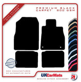 Nissan Micra Mk5 2017 onwards Black Premium Carpet Tailored Car Mats HITECH
