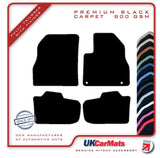 Nissan Leaf 2010-2013 Black Premium Carpet Tailored Car Mats HITECH