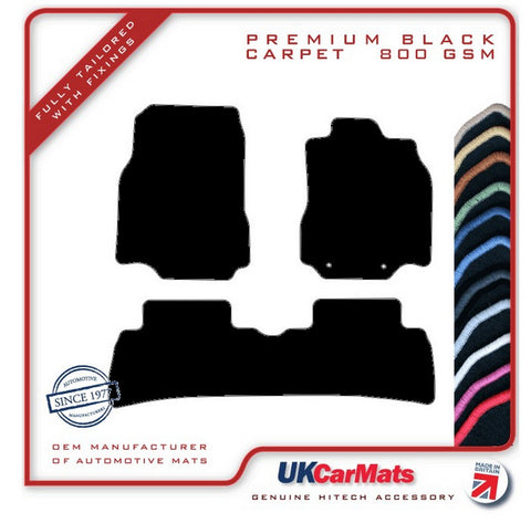 Nissan Cube 2008-2014 Black Premium Carpet Tailored Car Mats HITECH
