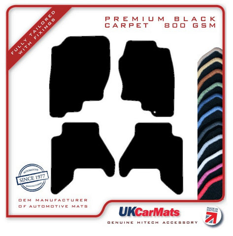 Nissan Pathfinder R51 5 Seater 2005-2012 Black Premium Carpet Tailored Car Mats HITECH