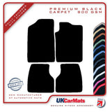 Peugeot 405 1988-1995 Black Premium Carpet Tailored Car Mats HITECH