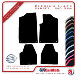 Peugeot 607 2000-2006 Black Premium Carpet Tailored Car Mats HITECH