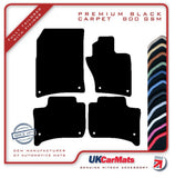 Porsche Cayenne 2nd generation 2010-2018 Black Premium Carpet Tailored Car Mats HITECH