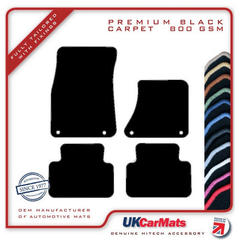 Porsche Macan 2014 onwards Black Premium Carpet Tailored Car Mats HITECH