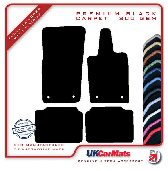 Porsche Panamera (971) 2017 onwards Black Premium Carpet Tailored Car Mats HITECH