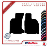 Porsche Boxster (987) With Bose Speakers In Passenger Footwell 2004-2012 Black Premium Carpet Tailored Car Mats HITECH