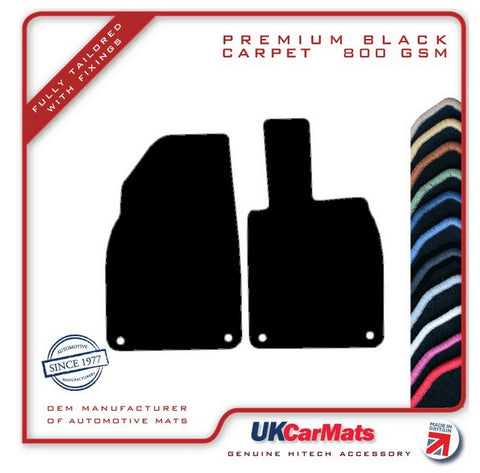 Porsche Cayman (981) 2012-2016 Black Premium Carpet Tailored Car Mats HITECH