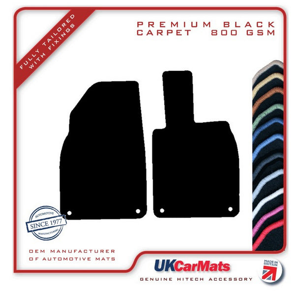 Porsche Cayman (982) 2016 onwards Black Premium Carpet Tailored Car Mats HITECH