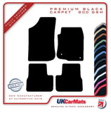 Peugeot 2008 2013-2019 Black Premium Carpet Tailored Car Mats HITECH