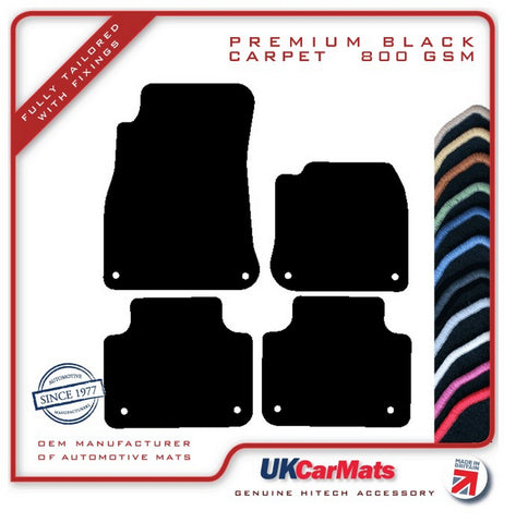 Porsche Cayenne - 3rd Generation 2018 onwards Black Premium Carpet Tailored Car Mats HITECH