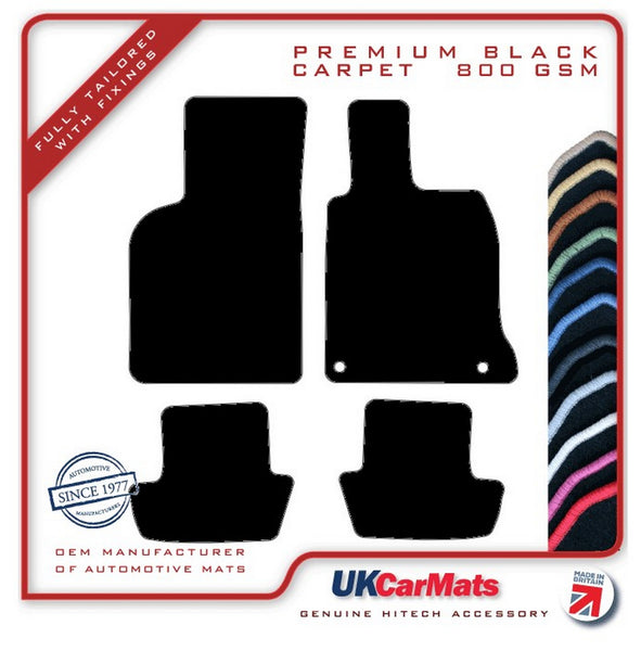 Porsche 911 (992) 2019 onwards Black Premium Carpet Tailored Car Mats HITECH