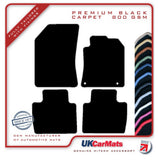 Peugeot 508 2019 onwards Black Premium Carpet Tailored Car Mats HITECH