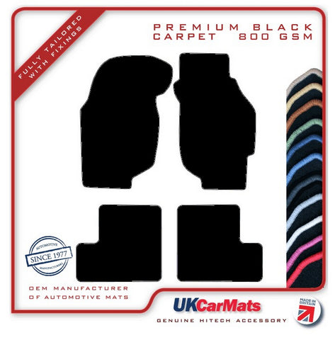 Rover 200/400 + Coupe 1990-1995 Black Premium Carpet Tailored Car Mats HITECH