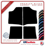 Renault 30 1985-1985 Black Premium Carpet Tailored Car Mats HITECH