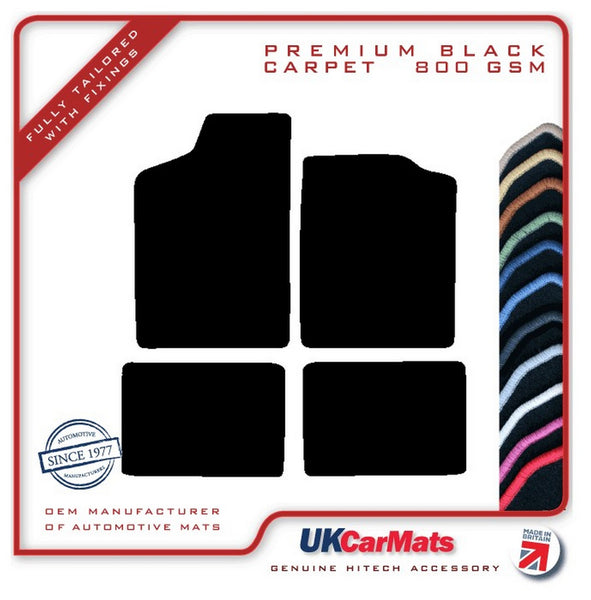 Renault 5 1985-1995 Black Premium Carpet Tailored Car Mats HITECH