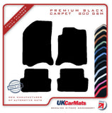 Renault Laguna 2001-2007 Black Premium Carpet Tailored Car Mats HITECH