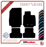 Renault Clio III (Facelift) 2009-2012 Black Premium Carpet Tailored Car Mats HITECH