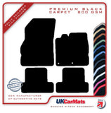 Renault Megane III Coupe 2009 onwards Black Premium Carpet Tailored Car Mats HITECH