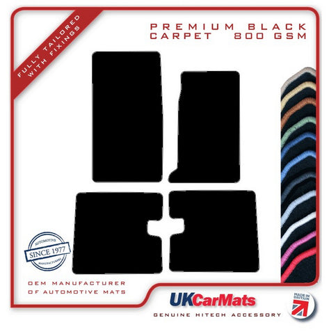 Renault 16 1965-1980 Black Premium Carpet Tailored Car Mats HITECH