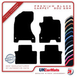 Renault Koleos 2008-2017 Black Premium Carpet Tailored Car Mats HITECH