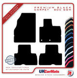 Renault Grand Scenic 2009-2016 Black Premium Carpet Tailored Car Mats HITECH