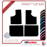 Skoda Estelle 1977-1990 Black Premium Carpet Tailored Car Mats HITECH