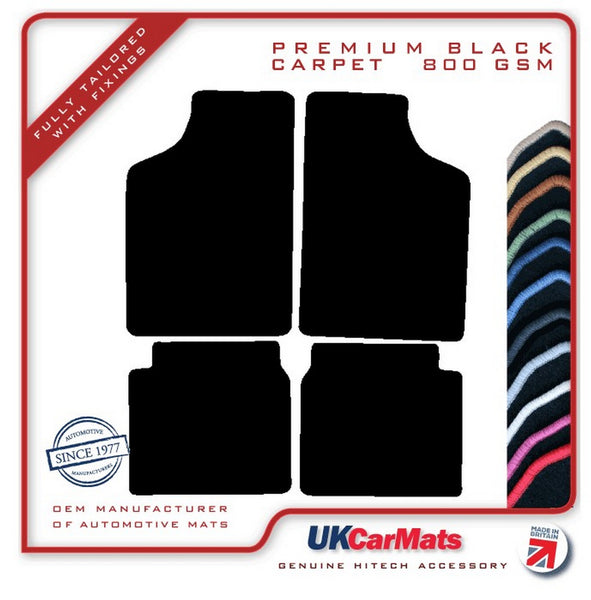Suzuki Swift 1992-2003 Black Premium Carpet Tailored Car Mats HITECH