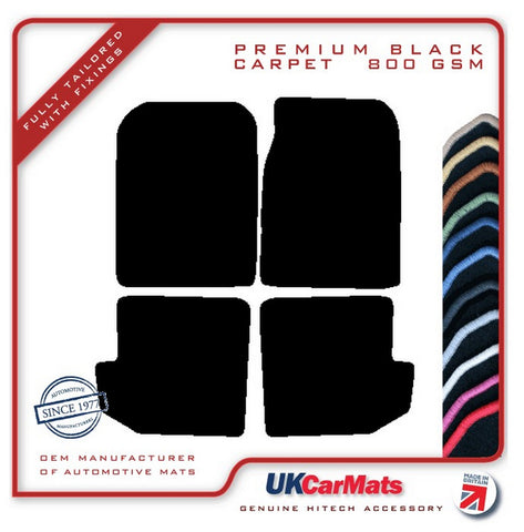 Suzuki Vitara SWB 1989-1999 Black Premium Carpet Tailored Car Mats HITECH