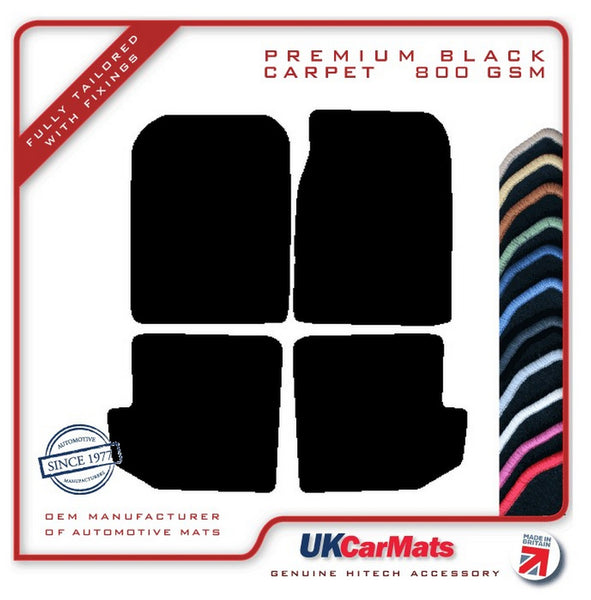 Suzuki Vitara SWB 1989-1999 Black Premium Carpet Tailored Car Mats HITECH