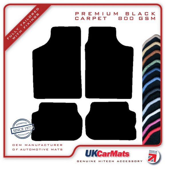 Suzuki Baleno 3dr 1996-2003 Black Premium Carpet Tailored Car Mats HITECH