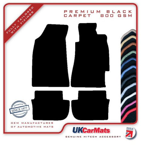 Subaru SVX 1992-1997 Black Premium Carpet Tailored Car Mats HITECH