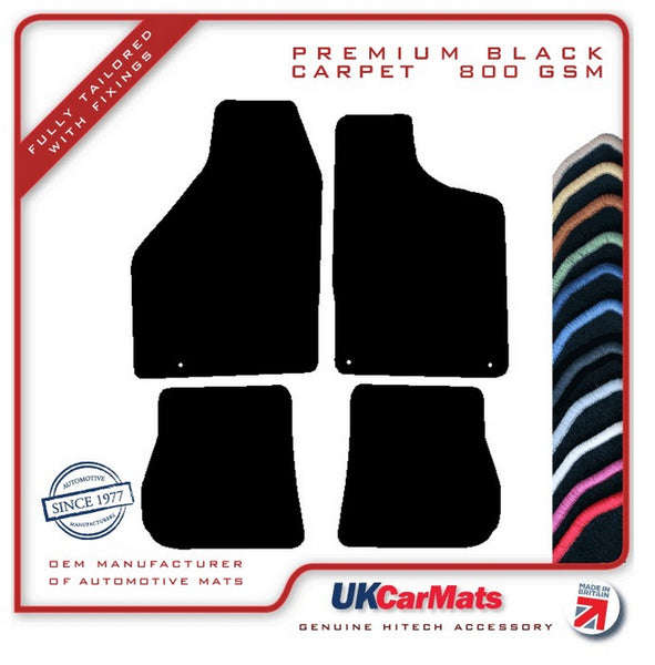 Saab 9/3 Hatchback 1998-2002 Black Premium Carpet Tailored Car Mats HITECH