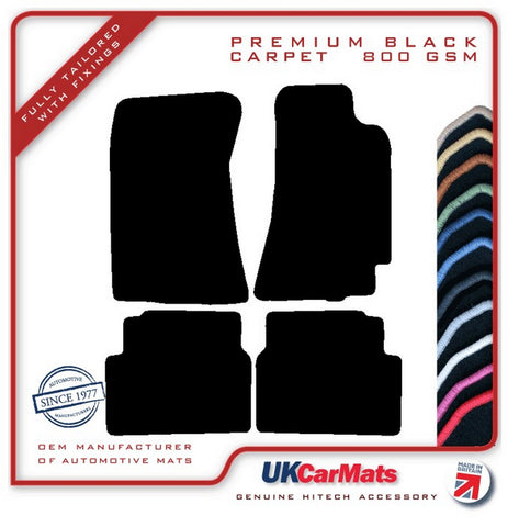 Subaru Impreza Classic 2dr 1995-2000 Black Premium Carpet Tailored Car Mats HITECH