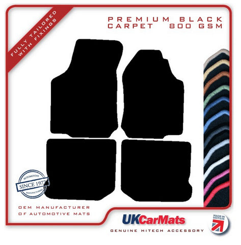 Seat Toledo (Inc V5) 1999-2004 Black Premium Carpet Tailored Car Mats HITECH