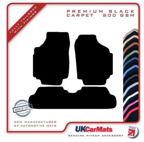 Suzuki Wagon R 2000-2003 Black Premium Carpet Tailored Car Mats HITECH