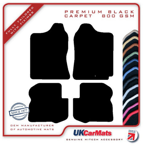 Suzuki Jimny Manual 1998-2018 Black Premium Carpet Tailored Car Mats HITECH