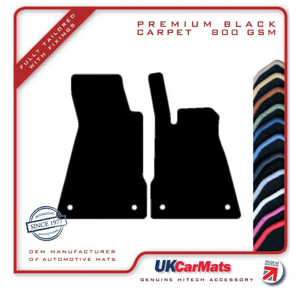 Smartcar Roadster 452 2003-2006 Black Premium Carpet Tailored Car Mats HITECH